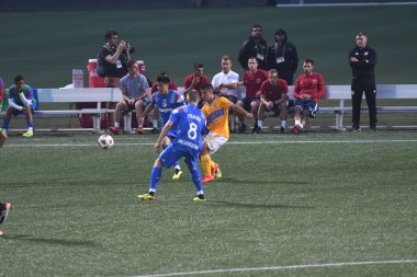Atlanta United sunucusu Tigres & MLS Homegrown takımları 31 Temmuz 2018 'de Atlanta, Georgia' da düzenlenen MLS All Star haftasında.
