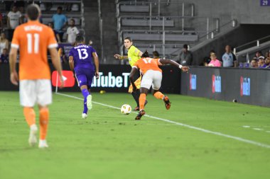 Orlando City SC, 22 Eylül 2018 'de Florida Exploria Stadyumu' nda Houston Dynamo 'yu ağırladı.. 