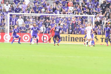 Orlando City, 31 Mart 2018 'de Orlando Florida' daki Exploria Stadyumu 'nda New York Red Bulls' a ev sahipliği yaptı..