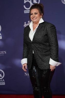 15 Ekim 2019 'da Nashville, Tennessee' deki Linbscome Üniversitesi 'nde verilen 50. GMA Dove Ödülleri sırasında kırmızı halı. 