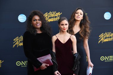 24 Mart 2018 Cumartesi günü Las Vegas 'taki Orleans Resort' ta düzenlenen 33. Yıldız Ödülleri Kırmızı Halı sırasında ünlüler.