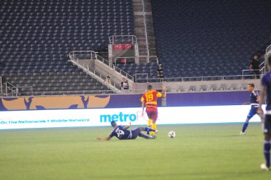 Orlando City SC, 29 Haziran 2016 'da Orlando Florida' daki Kamp Dünyası Stadyumu 'nda Fort Lauderdale Strikers' a ev sahipliği yaptı..