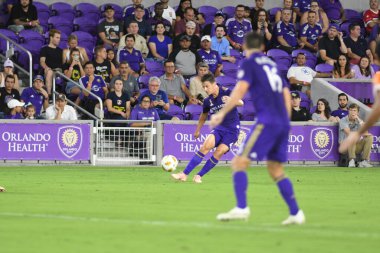 Orlando City SC, 22 Eylül 2018 'de Florida Exploria Stadyumu' nda Houston Dynamo 'yu ağırladı..