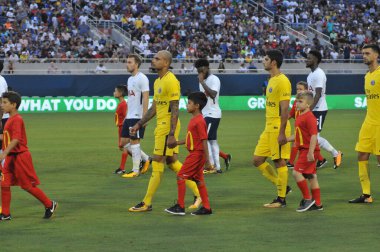 Paris Saint-Germain, Tottenham Hotspur 'a karşı 22 Temmuz 2017' de Orlando Florida 'daki Citrus Bowl' da.  