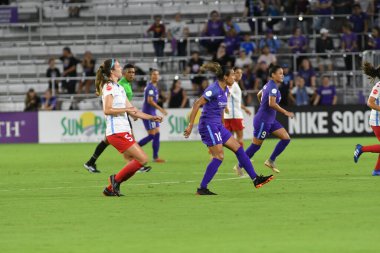 Orland Pride, 25 Ağustos 2018 'de Orlando Florida' daki Exploria Stadyumu 'nda Chicago Red Stars' a ev sahipliği yapıyor..  