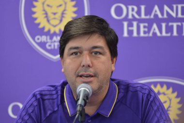 Orlando City SC, Dom Dwyer 'ı tanıtmak için bir basın toplantısı düzenledi..  