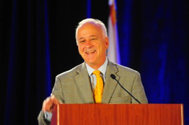 Florida Valisi Rick Scott 13 Ekim 2015 'te Orlando Florida' daki İnanç Sempozyumu 'nda konuşma yapacak. Fotoğraf: Marty Jean-Louis