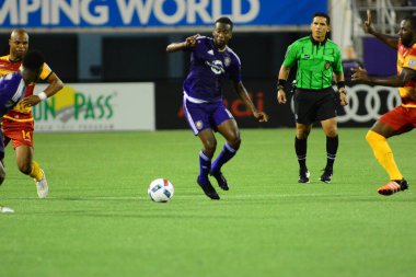 Orlando City SC, 29 Haziran 2016 'da Orlando Florida' daki Kamp Dünyası Stadyumu 'nda Fort Lauderdale Strikers' a ev sahipliği yaptı..
