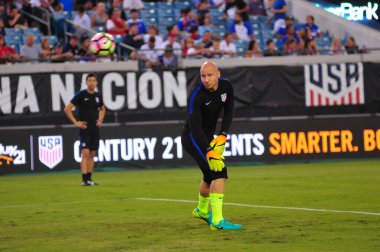 ABD Futbol Takımı 6 Eylül 2016 'da Jacksonville Florida EverBank Field' da Trinidad & Tobago 'ya ev sahipliği yaptı..