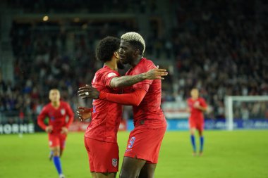 Amerikan Futbol Takımı 15 Kasım 2019 Cuma günü Orlando Florida 'daki Exploria Stadyumu' nda oynanan Concacaf Uluslar Ligi karşılaşmasında Kanada 'ya ev sahipliği yapmaktadır.