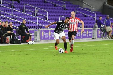 Korintliler, 10 Ocak 2018 'de Orlando City Stadyumu' nda düzenlenen Florida Kupası 'nda PSV Eindhoven' a karşı.. 