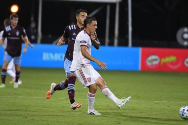 Real Salt Lake, 12 Temmuz 2020 'de Orlando Florida' da düzenlenen MLS Sırt Turnuvası sırasında Colorado Rapids ile karşı karşıya.