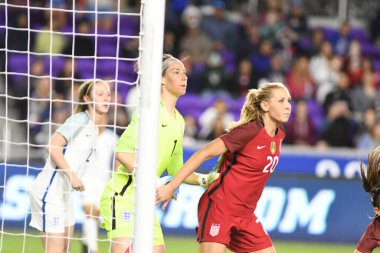 ABD, 7 Mart 2018 tarihinde Orlando City Stadyumu 'ndaki SheBelives Kupası' nda İngiltere ile karşı karşıya geldi.. 