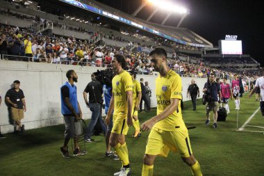 Paris Saint-Germain, Tottenham Hotspur 'a karşı 22 Temmuz 2017' de Orlando Florida 'daki Citrus Bowl' da.  