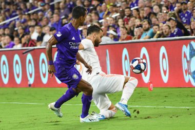 Orlando City, 23 Ağustos 2019 Cuma günü Florida, Orlando 'daki Exploria Stadyumu' nda Atlanta United 'a ev sahipliği yaptı.
