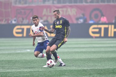 1 Ağustos 2018 tarihinde Atlanta 'daki Mercedez Benz Stadyumu' nda tüm yıldızlar Juventus 'a karşı..  