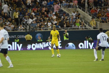 Paris Saint-Germain, Tottenham Hotspur 'a karşı 22 Temmuz 2017' de Orlando Florida 'daki Citrus Bowl' da.   