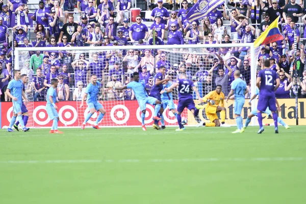 Orlando City Host New York City Orlando City Stadium Orlando — Stock fotografie