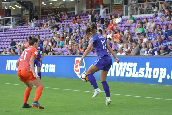 Orlando Pride Veranstaltet Juni 2018 Das Houston Dash Orlando City — Stockfoto