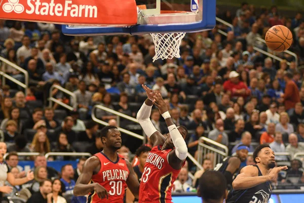 Orlando Magic Host Louisiana Pelicans Het Amway Center Orlando Florida — Stockfoto