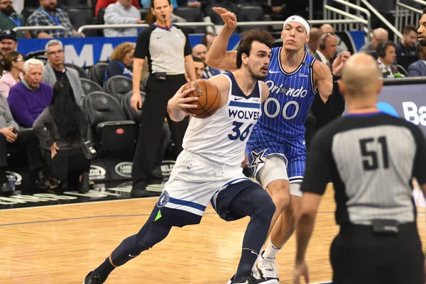 Orlando Magic Φιλοξενεί Minnesota Timberwolves Στο Amway Arena Στις Φεβρουαρίου — Φωτογραφία Αρχείου