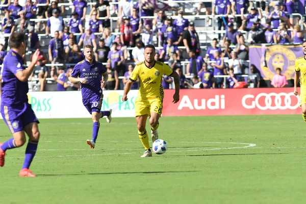 Orlando City Empfängt Columbus Oktober 2018 Orlando City Stadium Orlando — Stockfoto