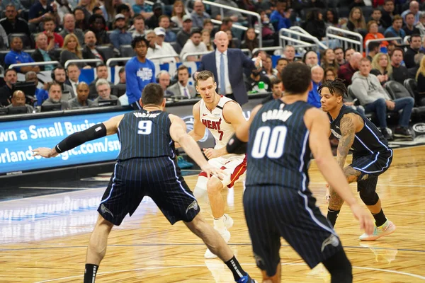 Orlando Magic Házigazda Miami Heat Amway Center Orlando Florida Szombaton — Stock Fotó