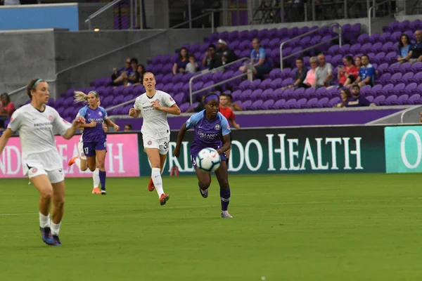 Photo Prides Принимает Portland Thorns Стадионе Орландо Сити Орландо Флорида — стоковое фото