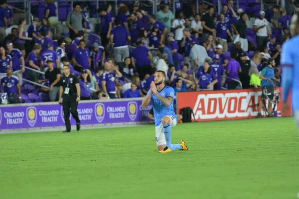 Orlando City Hospeda Nyc Orlando City Stadium Orlando Florida Maio — Fotografia de Stock