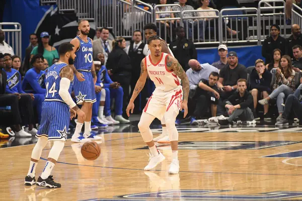 Orlando Magic Hospeda Houston Rockets Amway Arena Domingo Janeiro 2019 — Fotografia de Stock