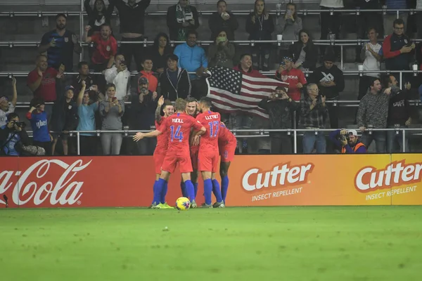 Amerikanska Fotbollslaget Värd Kanada Concacaf Nations League Match Exploria Stadium — Stockfoto