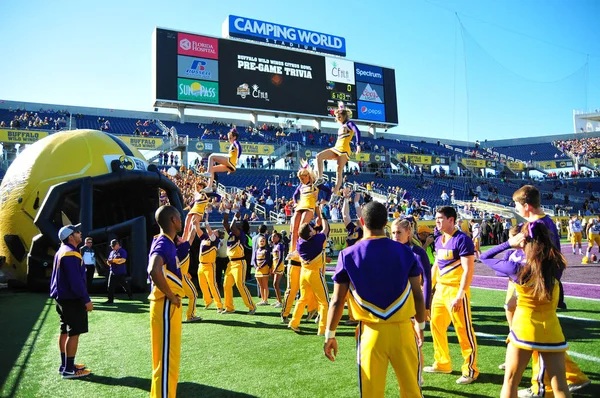 Lsu Čelit Louisville Během Citrus Bowl Stadionu Camping World Orlandu — Stock fotografie