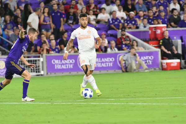 Orlando City Host Atlanta United Exploria Stadium August 2018 Orlando — Stock Fotó