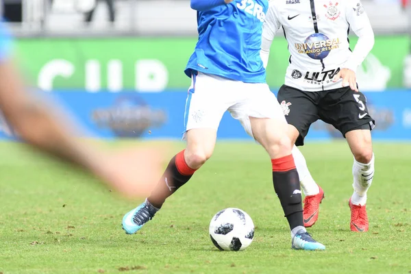 Rangers Corinthians Durante Copa Florida Spectrum Stadium Enero 2018 Orlando —  Fotos de Stock