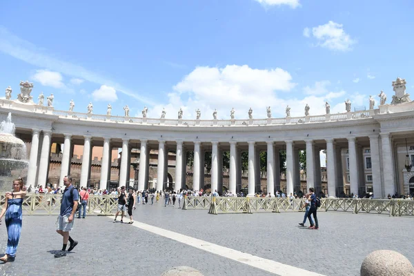 Veduta Della Piazza Principale Vaticano — Foto Stock