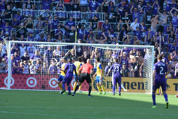 Orlando City Hospeda Colorado Rapids Orlando City Stadium Orlando Flórida — Fotografia de Stock