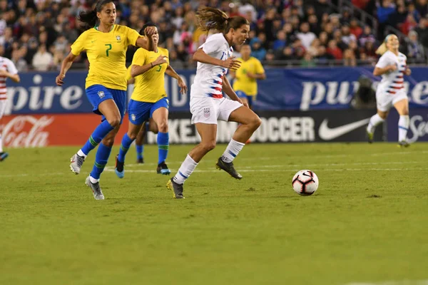 Фінал Кубка Shebelieves Usa Brazil Raymond James Stadium Tampa Florida — стокове фото