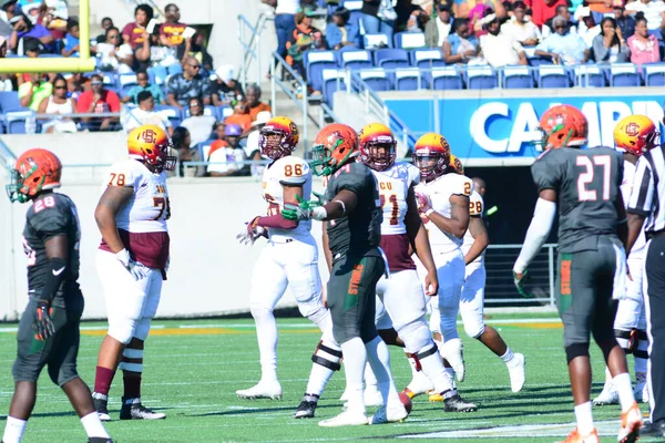 Florida Rattlers Face Bethune Cookman Wildcats Florida Classics Camping World — стоковое фото