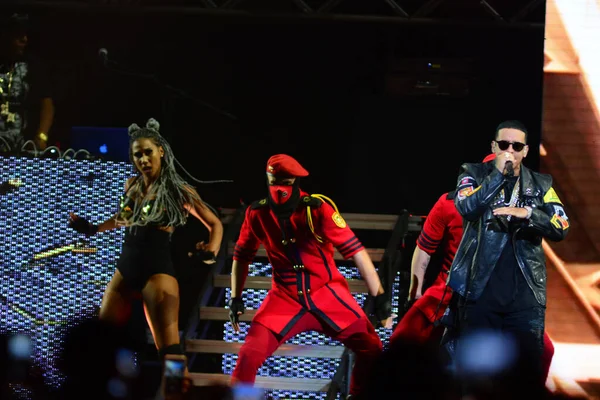 Daddy Yankee Don Omar Concert Het Amway Center Orlando Florida — Stockfoto