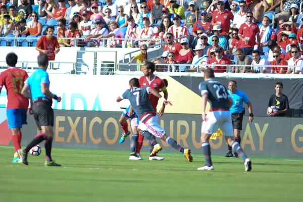 Kostaryka Twarz Paragwaj Podczas Copa America Centenario Camping World Stadium — Zdjęcie stockowe