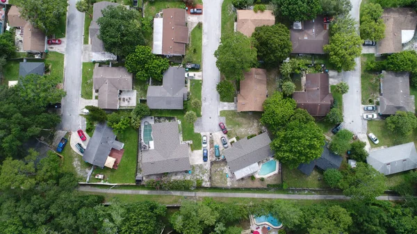 Aerial images of an American Neighborhood. on June 25, 2017.