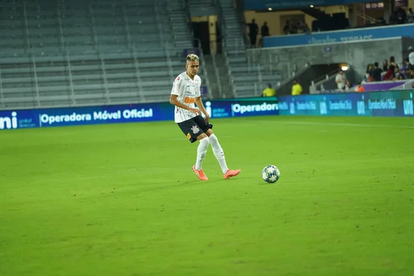 Florida Cup 2020 Corinthians Nycfc Mecz Exploria Stadium Orlando Floryda — Zdjęcie stockowe