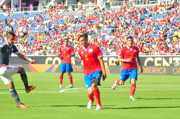 Kostaryka Twarz Paragwaj Podczas Copa America Centenario Camping World Stadium — Zdjęcie stockowe