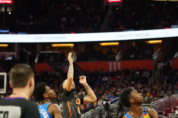 Basket Spel Amway Center Orlando Florida Onsdag Januari 2020 — Stockfoto