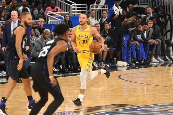 Orlando Magic, 28 Şubat 2019 Perşembe günü Orlando Florida 'daki Amway Center' da Golden State Warriors 'a ev sahipliği yaptı. 