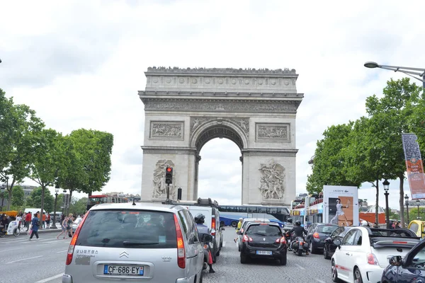 Ботифікація Міста Парижа Травня 2017 Року — стокове фото