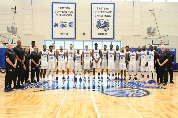 Orlando Magic Host Media Day Amway Center Orlando Florida Στις — Φωτογραφία Αρχείου