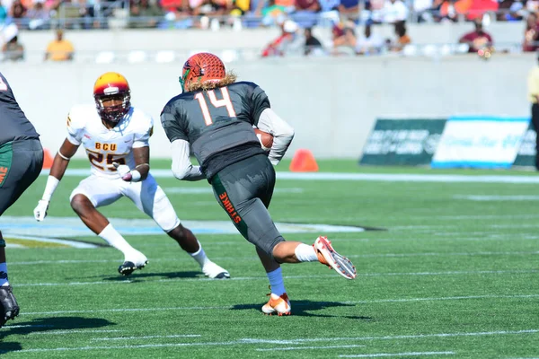 Florida Rattlers Affrontare Bethune Cookman Wildcats Scavato Classici Della Florida — Foto Stock