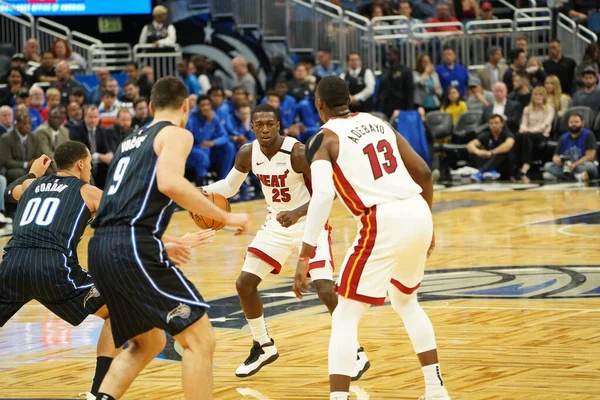 Match Basket Ball Saison Nba Orlando Magic Miami Heat Janvier — Photo