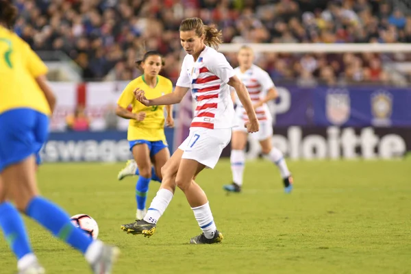 Финал Кубка Shebelieves Сша Против Бразилии Стадионе Raymond James Stadium — стоковое фото